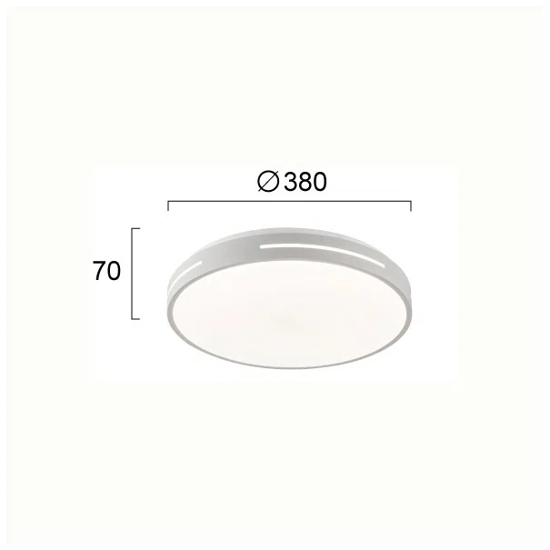 Φωτιστικό Πλαφονιέρα LED Viokef Alexia White 4287700