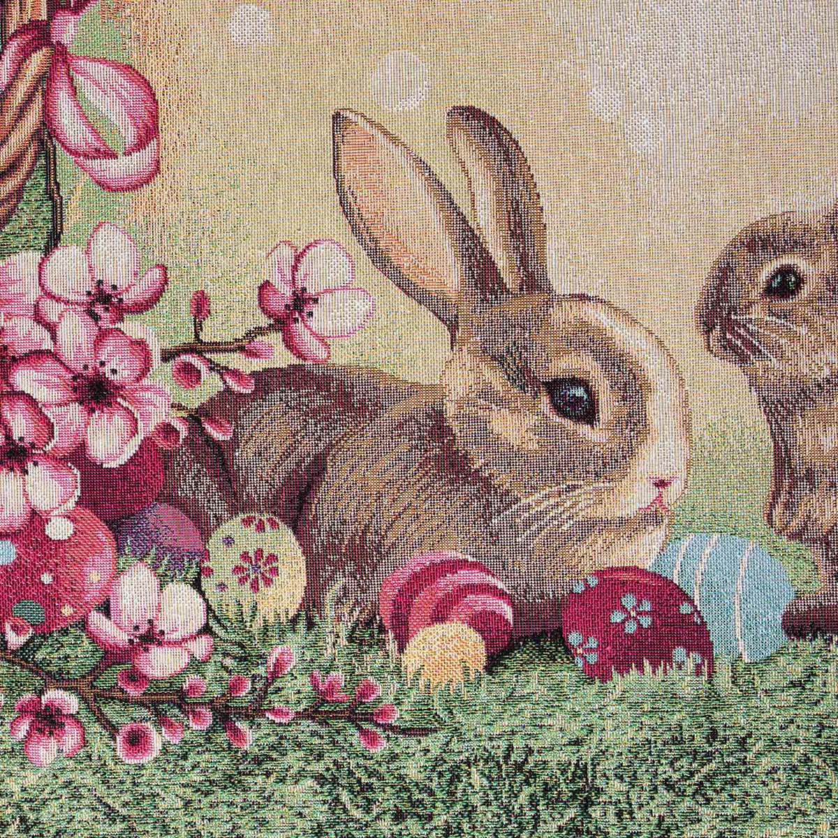 Πασχαλινό Τραπεζομάντηλο (140X180) Silk Fashion Garden Easter Πασχαλινά Είδη Τραπεζομάντηλα Spitishop