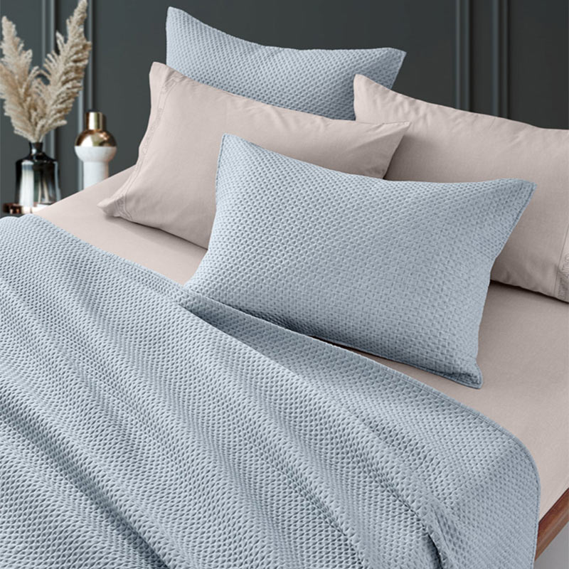 Κουβερλί King Size (250x240) + Διακοσμητική Μαξιλαροθήκη Guy Laroche Idol Blue