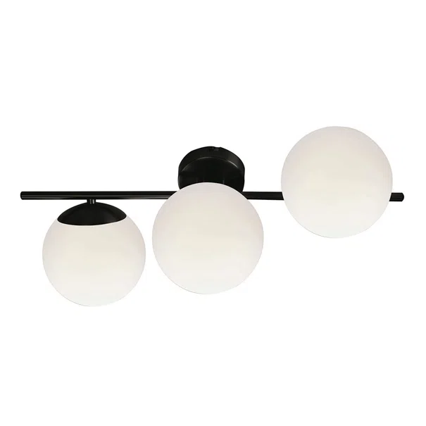 Απλίκα Τοίχου Viokef Floris Black 4260300