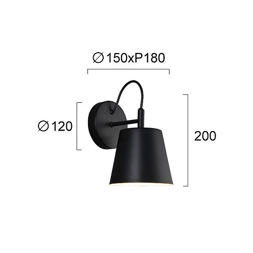Απλίκα Τοίχου Viokef Senik 4305100 Φωτιστικά Απλίκες Spitishop