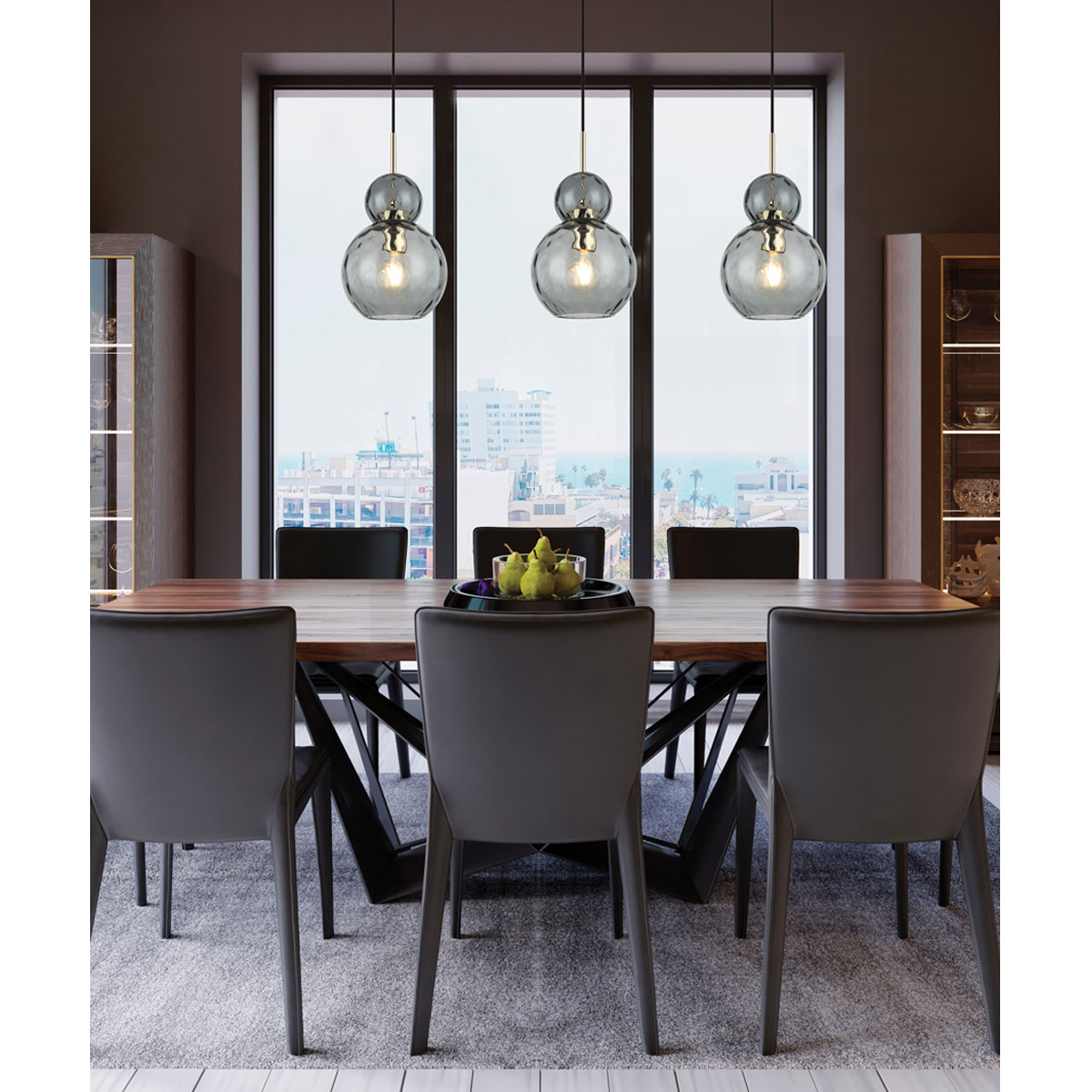 Φωτιστικό Οροφής Τρίφωτο Viokef Firenze 4294600