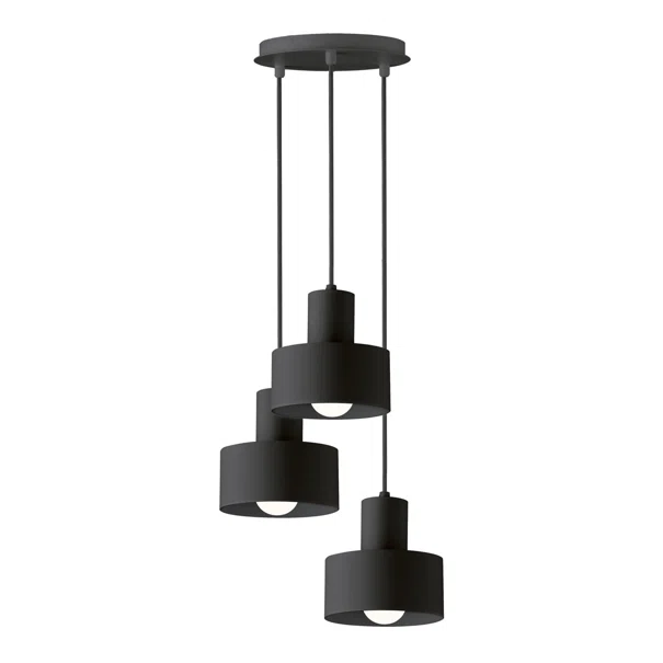 Φωτιστικό Οροφής Τρίφωτο Viokef Norton Black 4185001