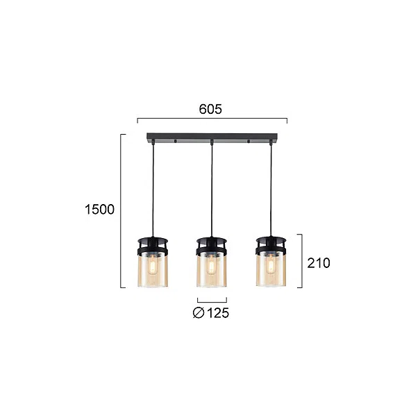 Φωτιστικό Οροφής Τρίφωτο Viokef Betty 4304900