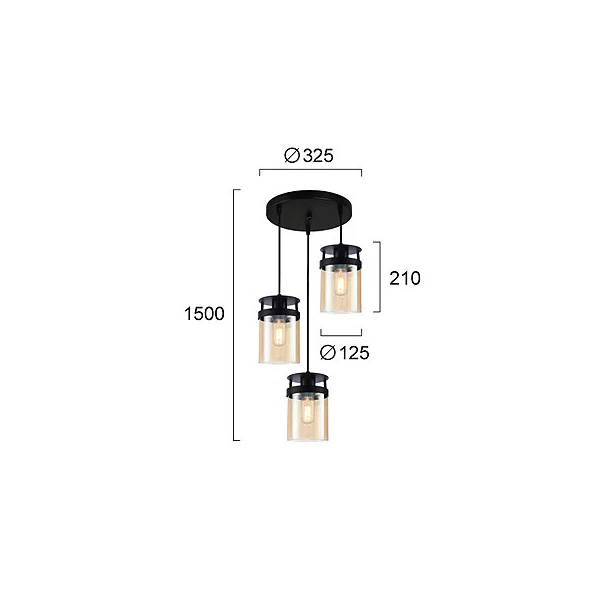 Φωτιστικό Οροφής Τρίφωτο Viokef Betty 4305000