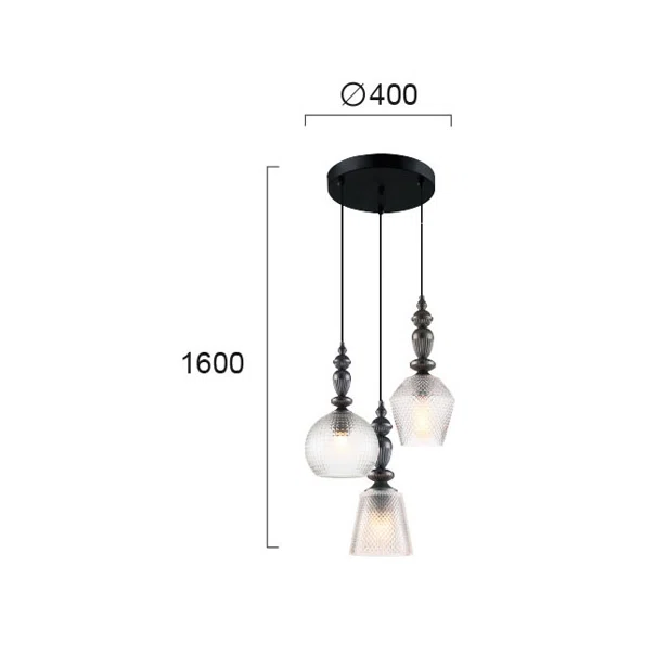 Φωτιστικό Οροφής Τρίφωτο Viokef Talisa 4169800