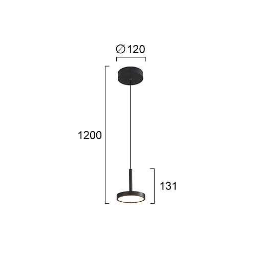 Φωτιστικό Οροφής Μονόφωτο Led Viokef Eden 4307600 Φωτιστικά Κρεμαστά Spitishop