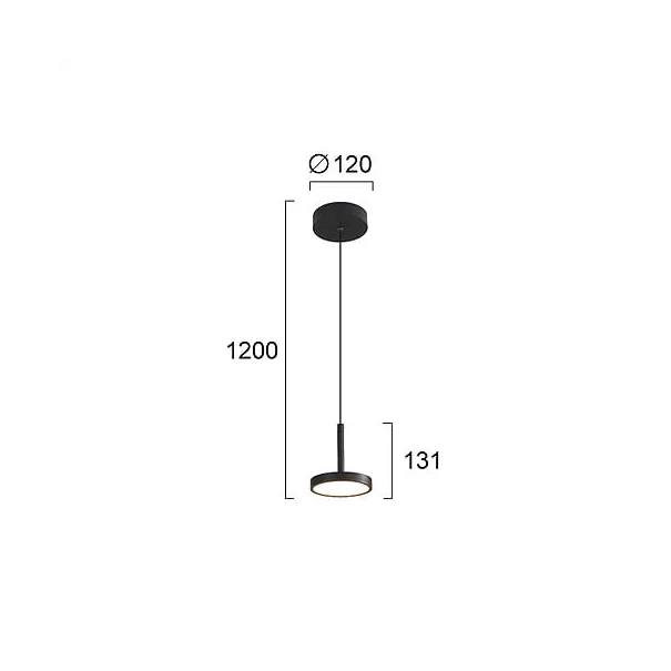 Φωτιστικό Οροφής Μονόφωτο LED Viokef Eden 4307600