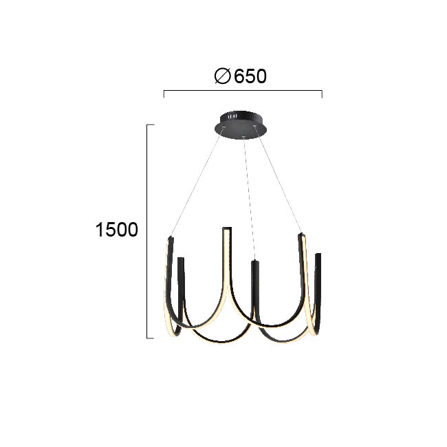 Φωτιστικό Οροφής Led Viokef Globus 4271500 Φωτιστικά Κρεμαστά Spitishop