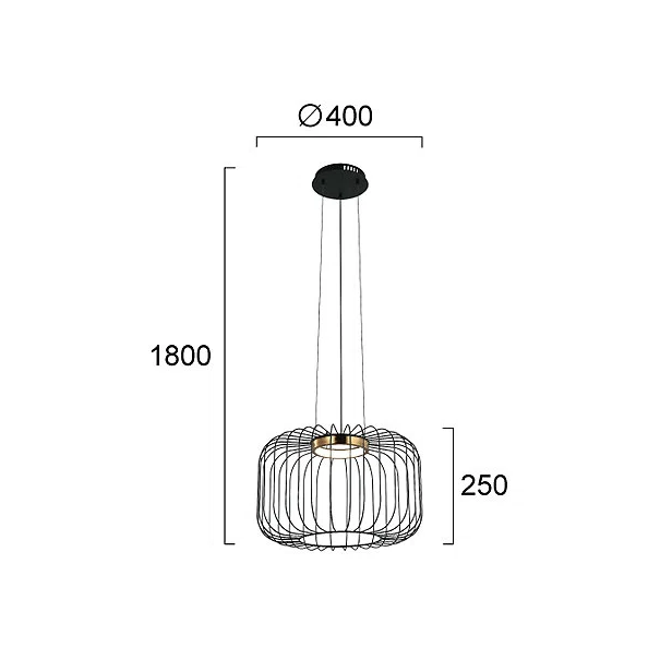 Φωτιστικό Οροφής Μονόφωτο LED Viokef Igor 4303700