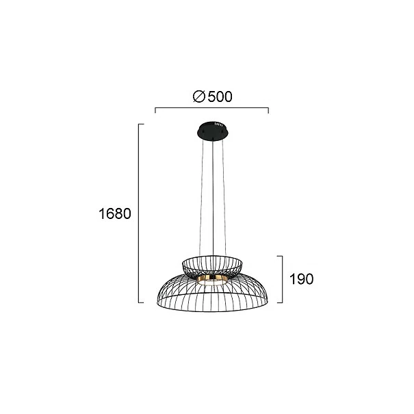 Φωτιστικό Οροφής Μονόφωτο LED Viokef Igor 4303800