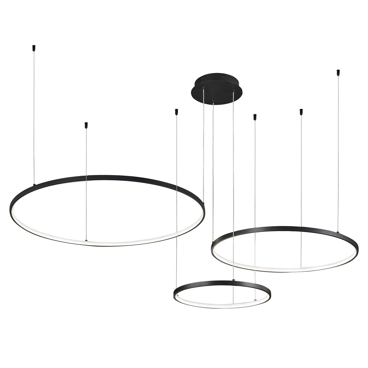 Φωτιστικό Οροφής LED Dimmable Viokef Maximos Black 4301100
