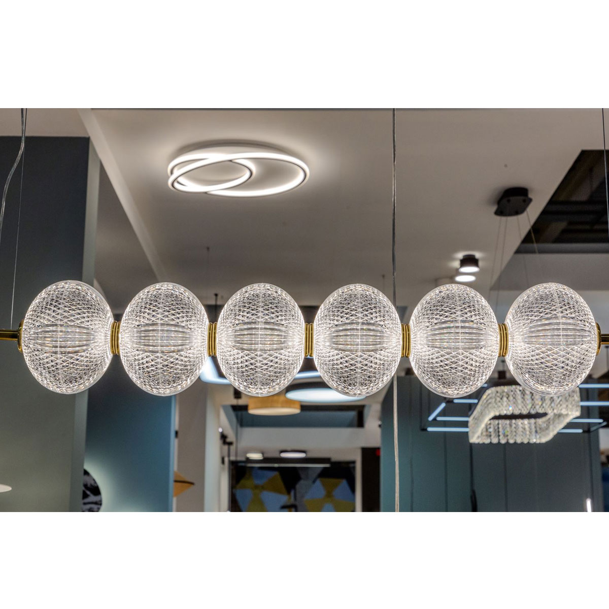 Φωτιστικό Οροφής Πολύφωτο LED Viokef Pellucid 4297800