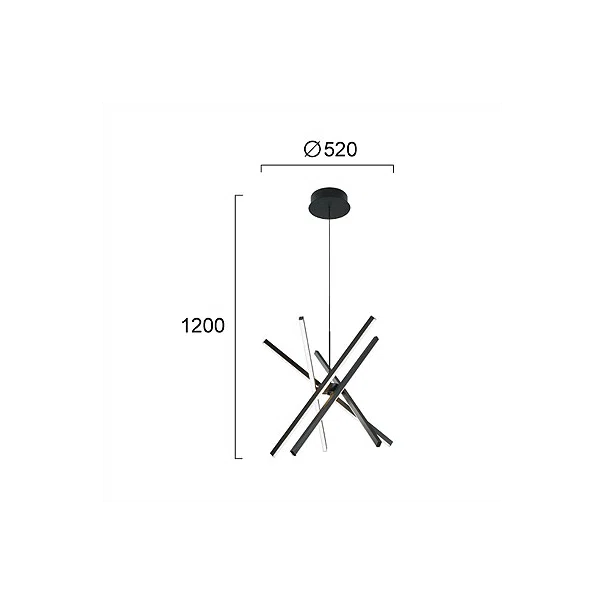 Φωτιστικό Οροφής Πολύφωτο LED Viokef Ray 4301300