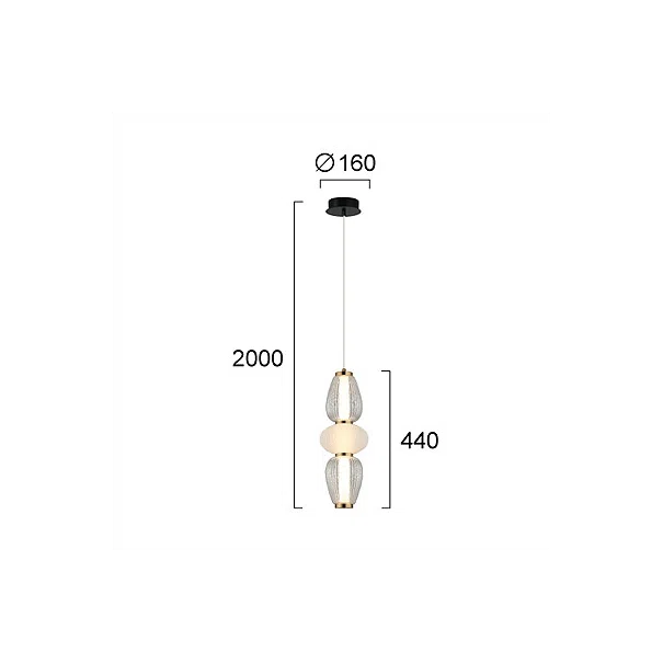 Φωτιστικό Οροφής Μονόφωτο LED Viokef Shiny 4303900