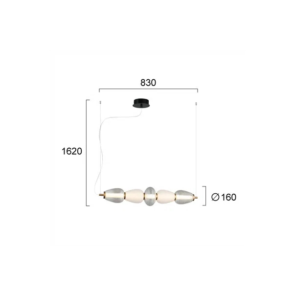 Φωτιστικό Οροφής LED Viokef Shiny 4304000