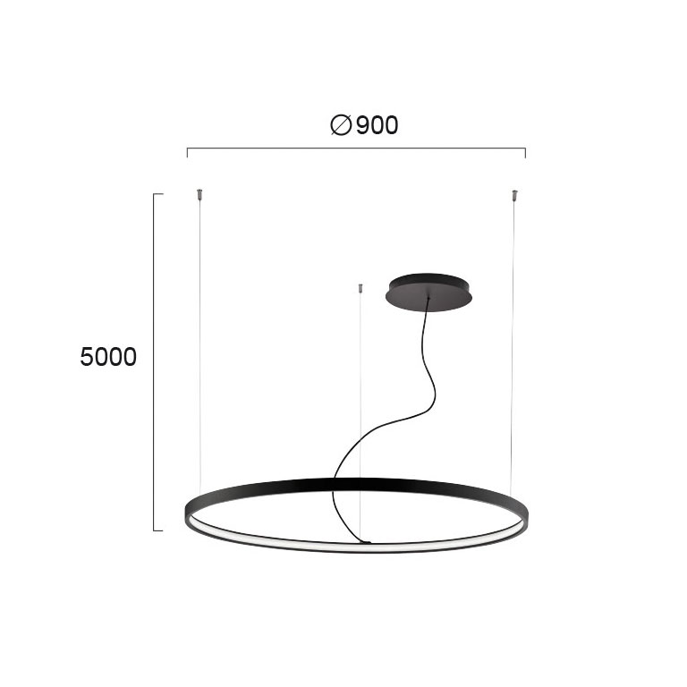 Φωτιστικό Οροφής Led Viokef Verdi 4224300 Φωτιστικά Κρεμαστά Spitishop
