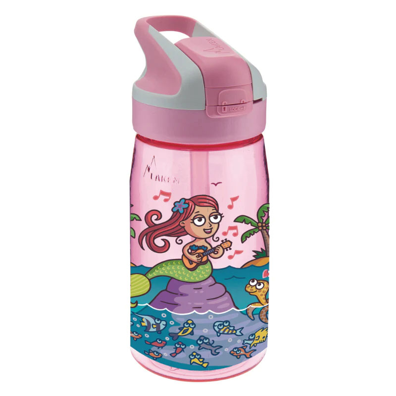 Παγούρι 450ml Με Καλαμάκι Laken Ukelele