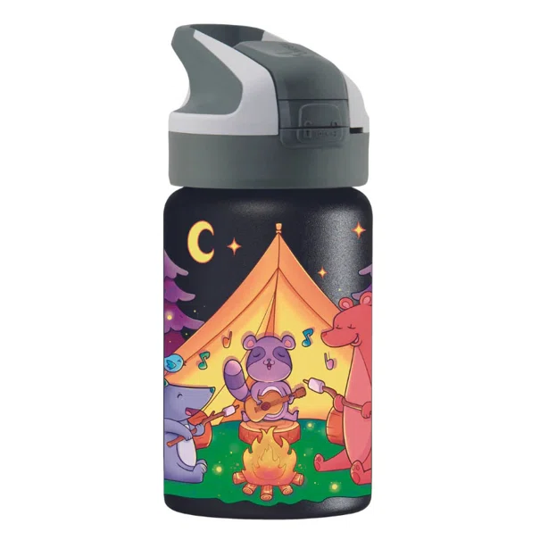 Παγούρι - Θερμός 350ml Με Καλαμάκι Laken Camping