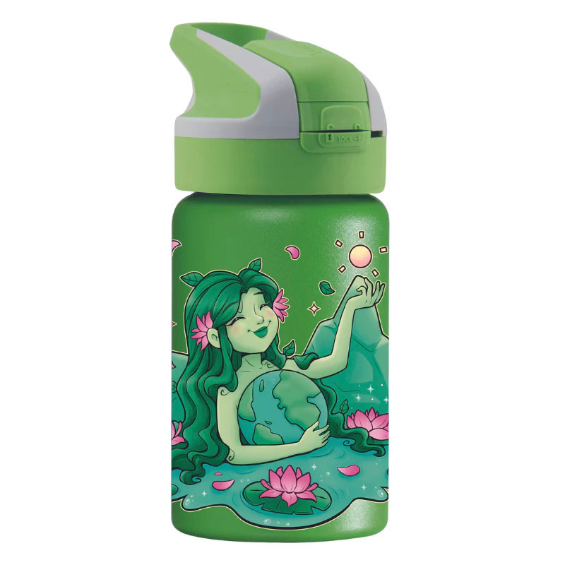 Παγούρι - Θερμός 350ml Με Καλαμάκι Laken Gaia