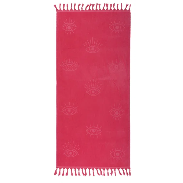 Πετσέτα Θαλάσσης - Παρεό (90x170) Nef-Nef Homeware Eyes On Me Fuchsia