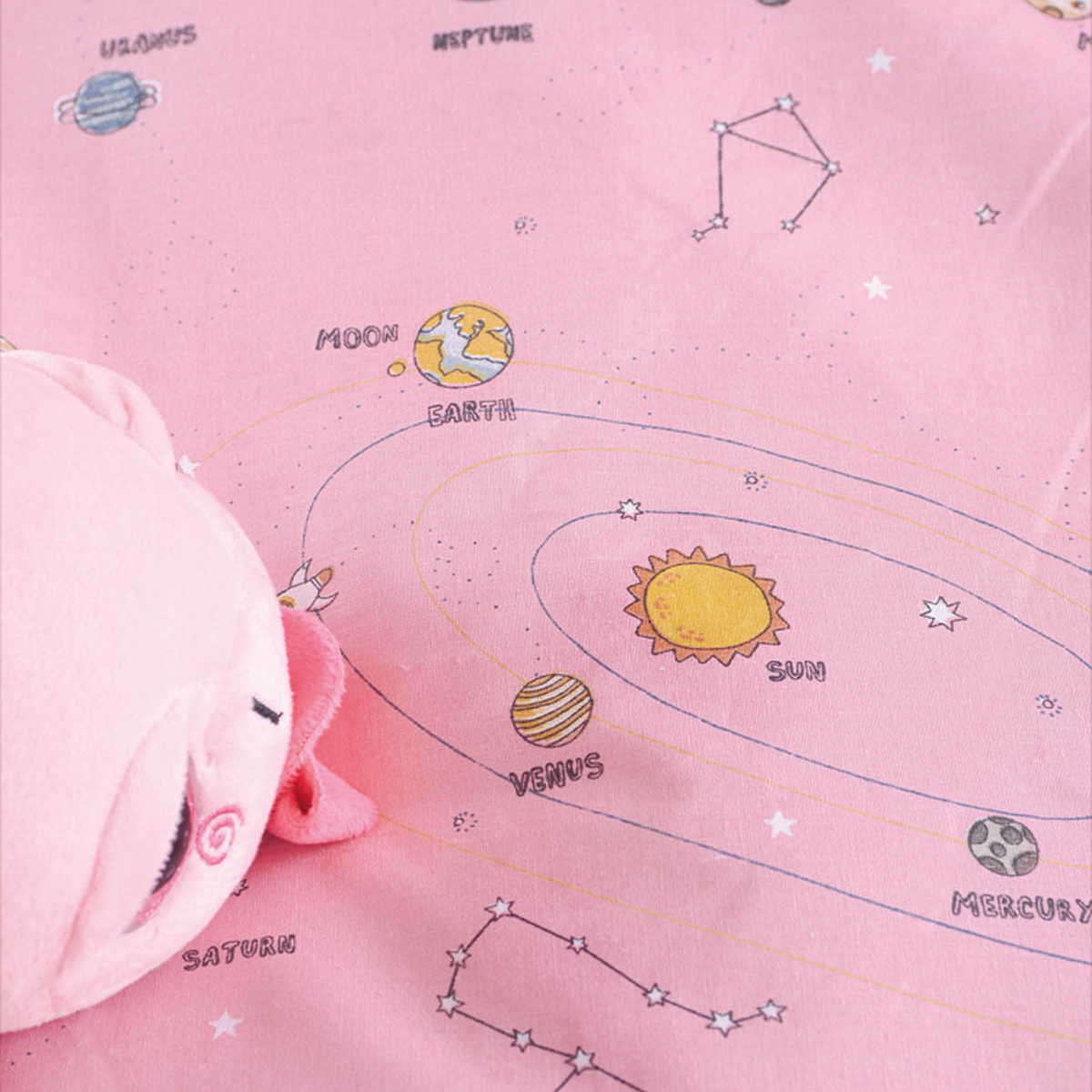 Παπλωματοθήκη Κούνιας (Σετ 110X160) Rythmos Venus Pink Βρεφικά Προίκα Μωρού Παπλωματοθήκες Βρεφικές Spitishop
