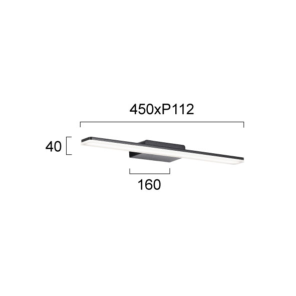 Φωτιστικό Μπάνιου Led Viokef Ram 4289600 Μπάνιο Φωτιστικά Spitishop