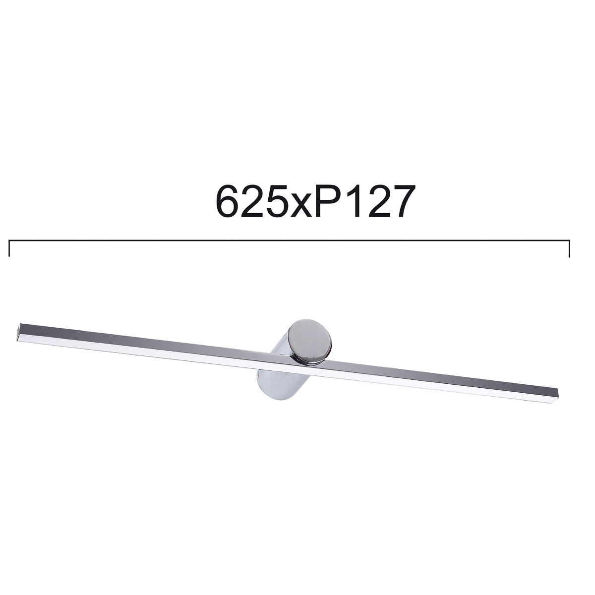 Φωτιστικό Μπάνιου Led Viokef Rocco Silver 4236200 Μπάνιο Φωτιστικά Spitishop
