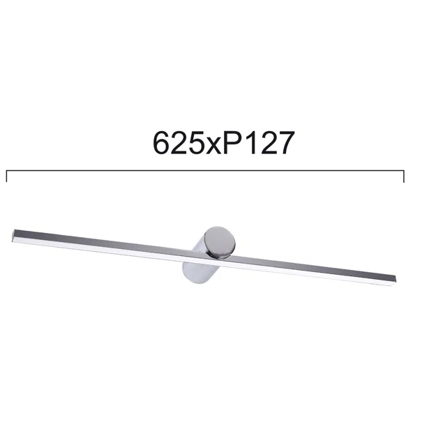 Φωτιστικό Μπάνιου LED Viokef Rocco Silver 4236200