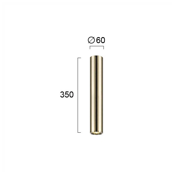 Σποτ Μονόφωτο Viokef Ballet Gold 4265101