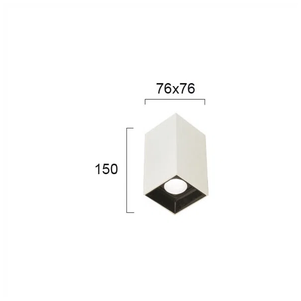 Σποτ Μονόφωτο LED Viokef Glam White 4240500