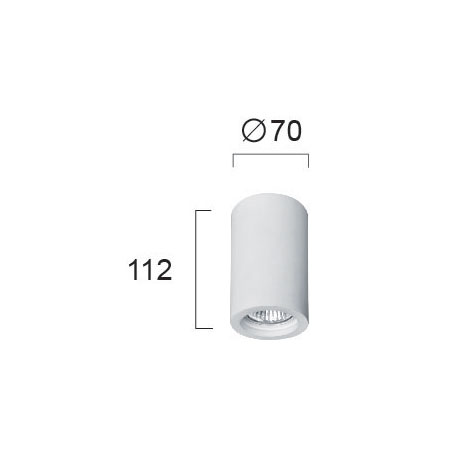 Σποτ Μονόφωτο Viokef Phenix 4160200 Φωτιστικά Οροφής Κρεμαστά Spitishop