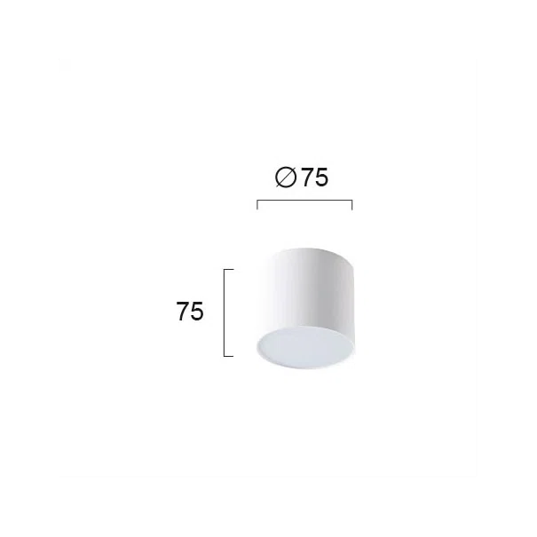 Φωτιστικό Πλαφονιέρα LED Viokef Jaxon White 4157300