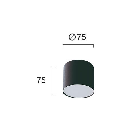 Φωτιστικό Πλαφονιέρα Led Viokef Jaxon Black 4157301 Φωτιστικά Οροφής Κρεμαστά Spitishop