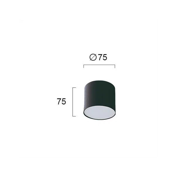Φωτιστικό Πλαφονιέρα LED Viokef Jaxon Black 4157301
