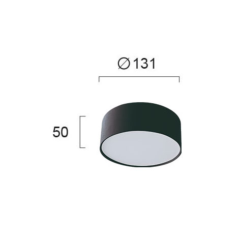 Φωτιστικό Πλαφονιέρα Led Viokef Jaxon Black 4157401 Φωτιστικά Οροφής Κρεμαστά Spitishop