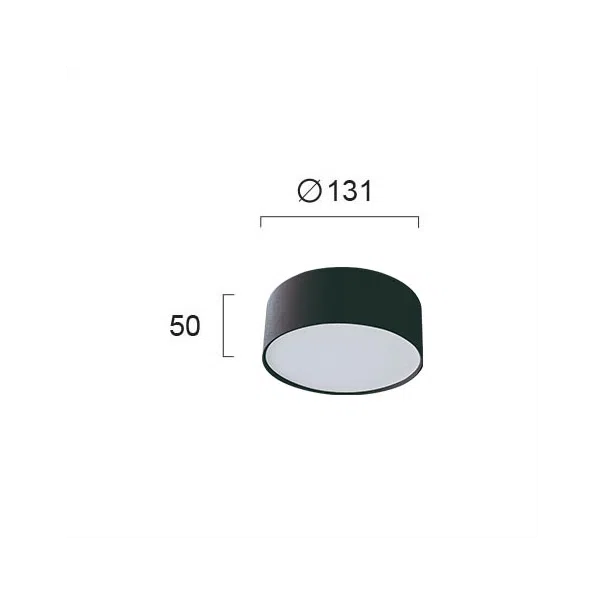 Φωτιστικό Πλαφονιέρα LED Viokef Jaxon Black 4157401