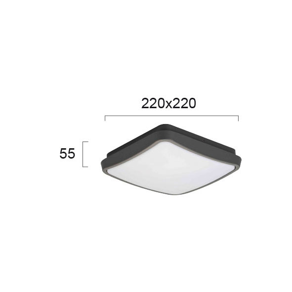 Φωτιστικό Πλαφονιέρα Led Viokef Tibuok 4197700 Φωτιστικά Οροφής Κρεμαστά Spitishop