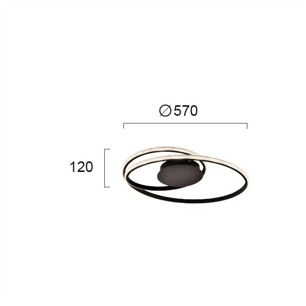 Φωτιστικό Πλαφονιέρα LED Viokef Berlin 4247700
