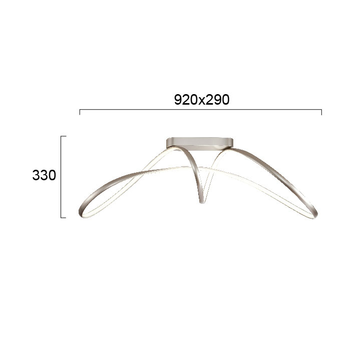 Φωτιστικό Πλαφονιέρα Led Viokef Caprice 4275400 Φωτιστικά Οροφής Κρεμαστά Spitishop