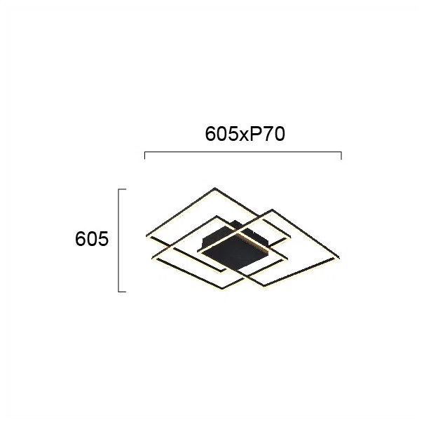 Φωτιστικό Πλαφονιέρα LED Viokef Daniel 4263500