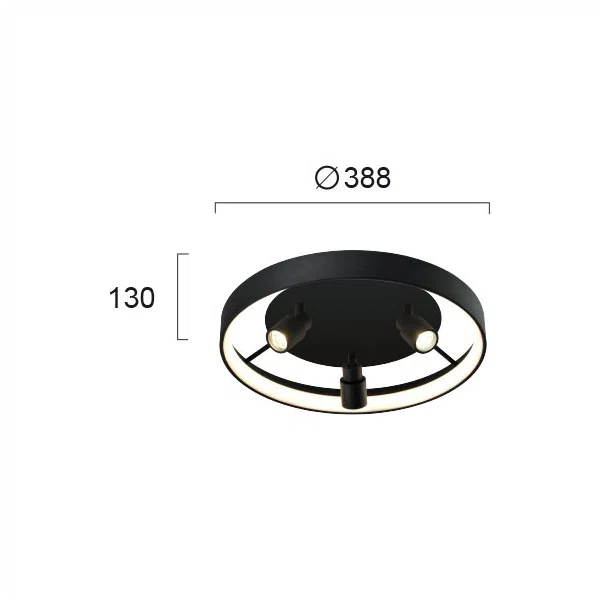 Φωτιστικό Πλαφονιέρα LED Viokef Denis 4250700