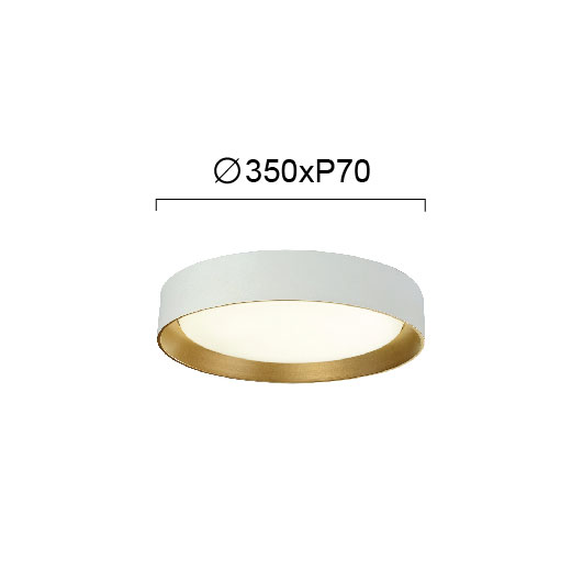 Φωτιστικό Πλαφονιέρα Led Viokef Spirited White 4271100 Φωτιστικά Οροφής Κρεμαστά Spitishop