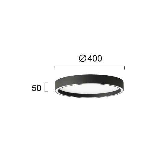 Φωτιστικό Πλαφονιέρα Led Viokef Vanessa Black 4292700 Φωτιστικά Οροφής Κρεμαστά Spitishop