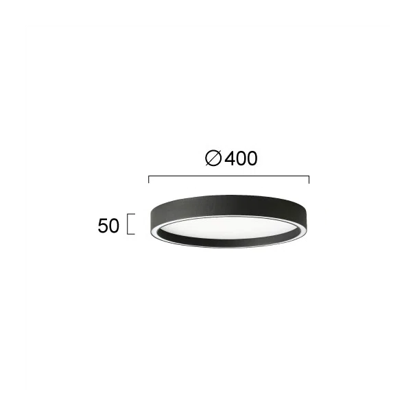 Φωτιστικό Πλαφονιέρα LED Viokef Vanessa Black 4292700