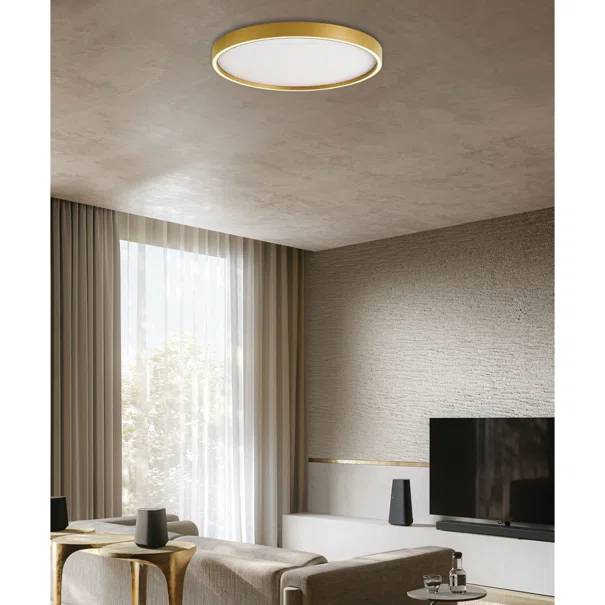 Φωτιστικό Πλαφονιέρα LED Viokef Vanessa Gold 4292801