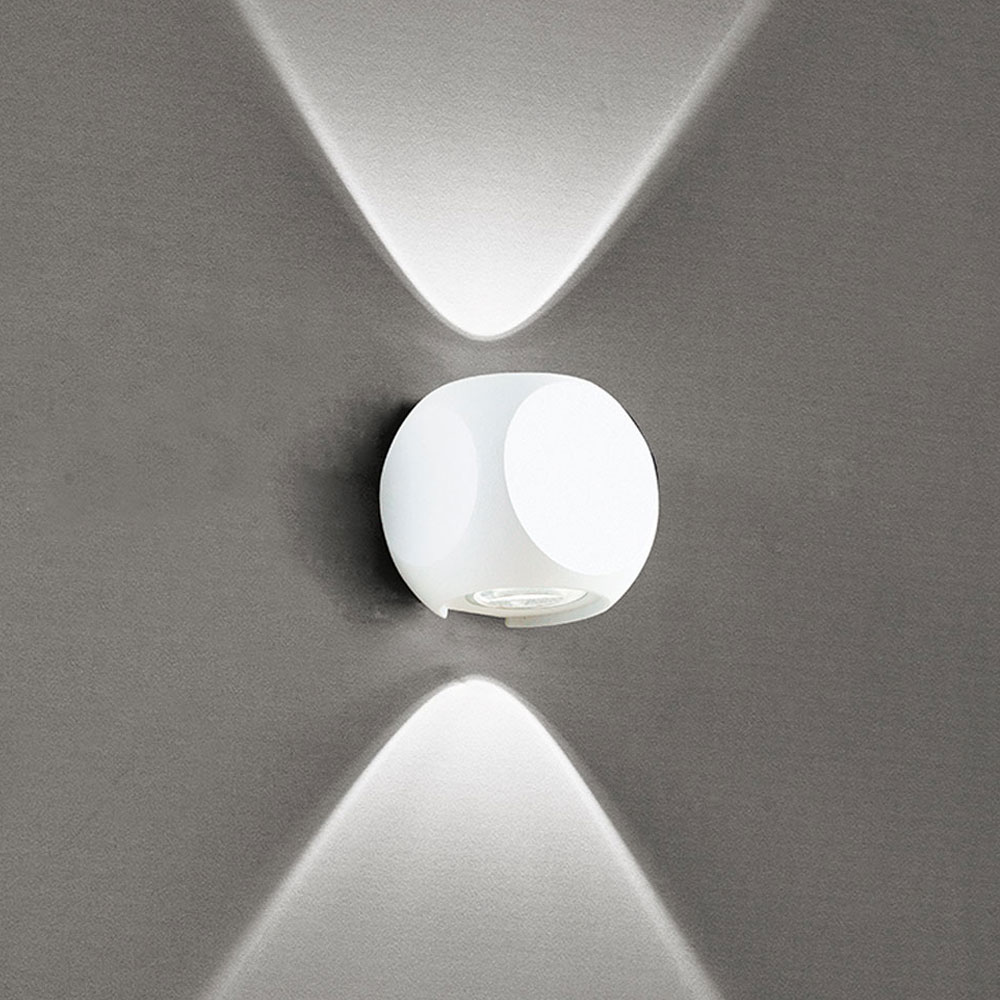 Απλίκα Led Εξωτερικού Χώρου Viokef Ballito White 4210900 Φωτιστικά Τοίχου Απλίκες Spitishop