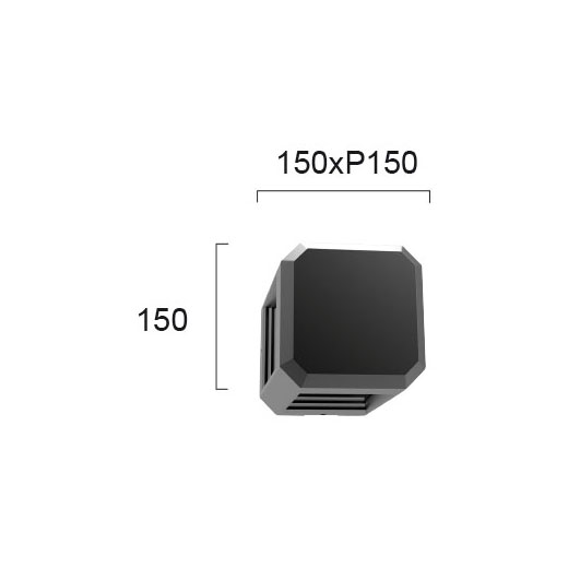 Απλίκα Led Εξωτερικού Χώρου Viokef Bios 4212900 Φωτιστικά Τοίχου Απλίκες Spitishop