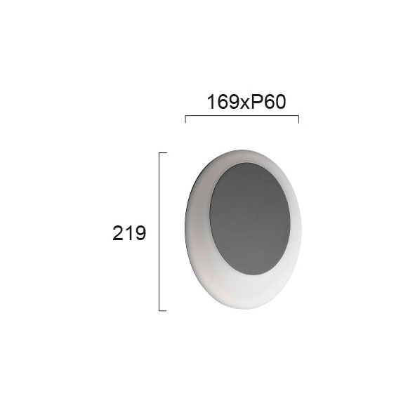 Απλίκα Led Εξωτερικού Χώρου Viokef Erodius 4255600 Φωτιστικά Τοίχου Απλίκες Spitishop