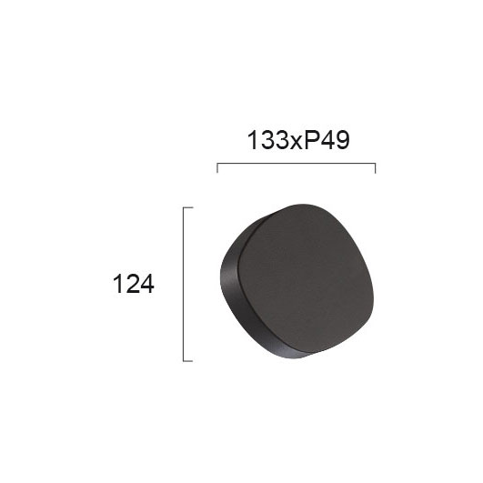 Απλίκα Led Εξωτερικού Χώρου Viokef Onda 4223600 Φωτιστικά Τοίχου Απλίκες Spitishop